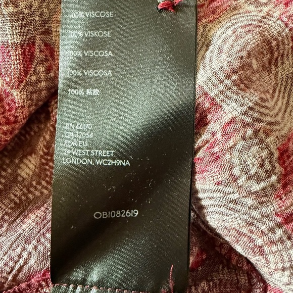 Maeve Amber Tiered Print Mini Dress in Size Small - Picture 9 of 14